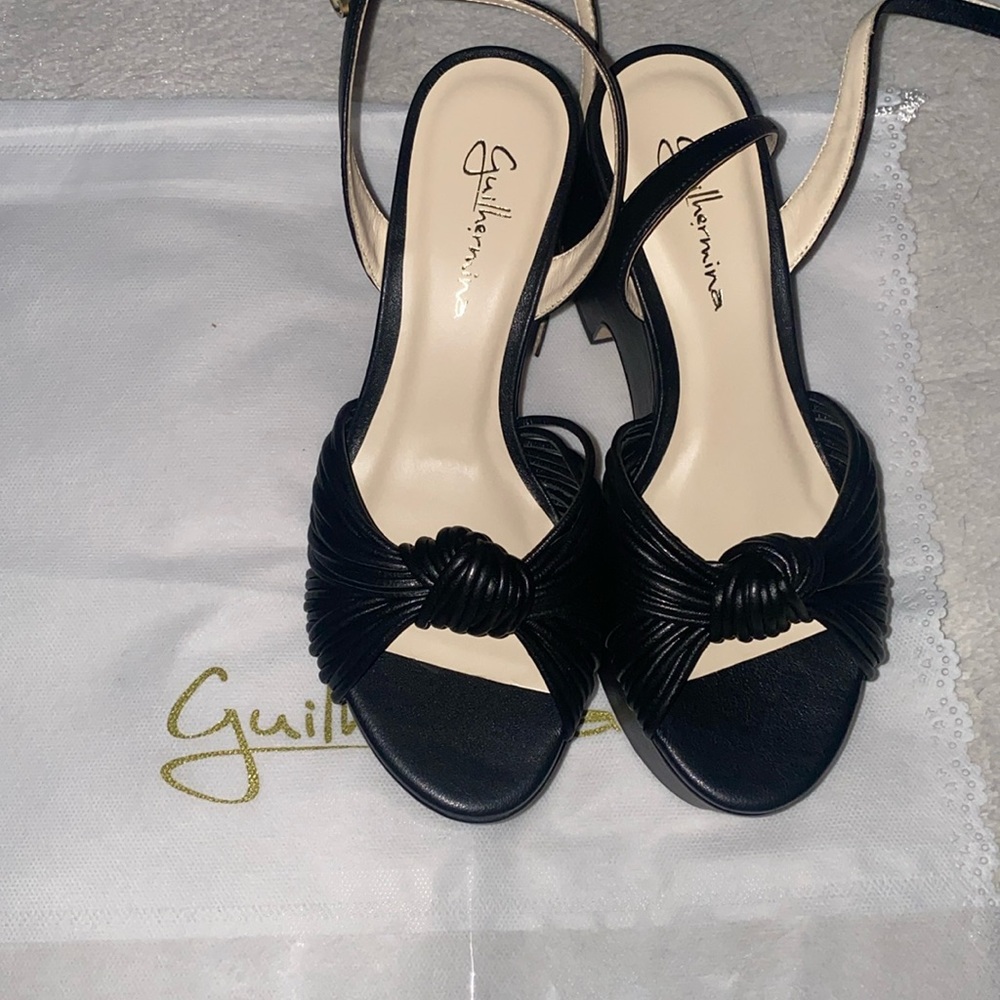 Guilhermina Knotted Platform Heels size us 5